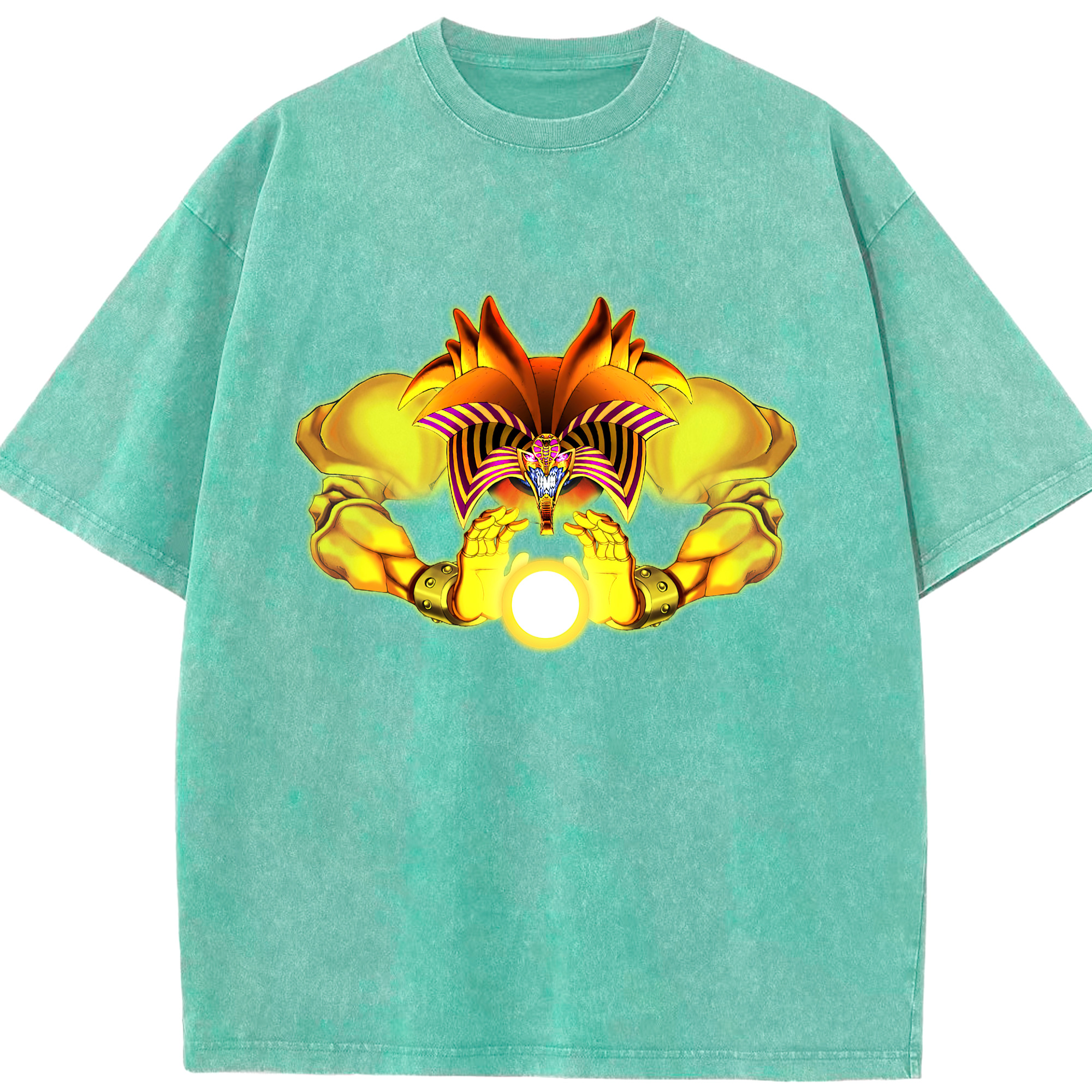 （画像用） 遊☆戯☆王 Yu-Gi-Oh! 綿100% ヴィンテージ風 半袖Tシャツ（フロントプリント）